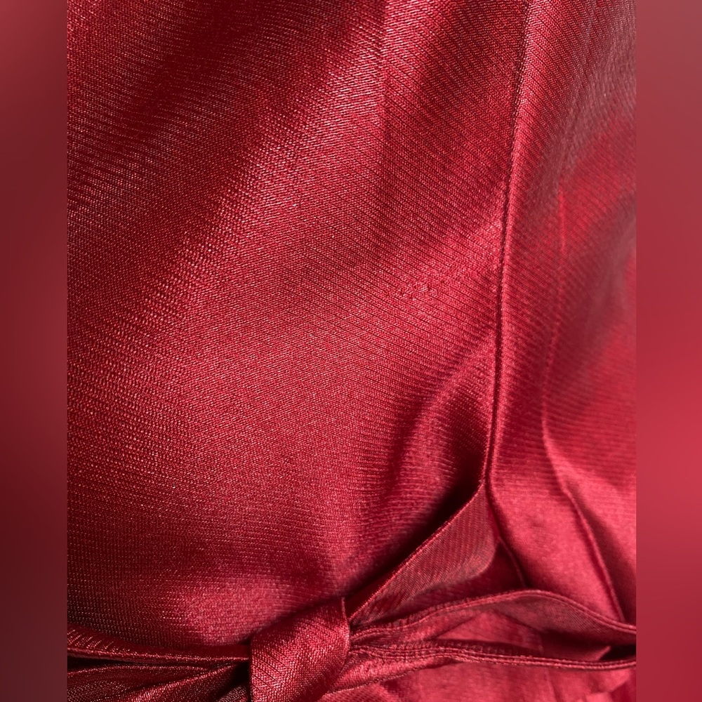NEW Reformation Mika Satin Set - Sangria Size 4 - Picture 9 of 13